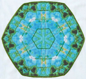 Blue-ball-kaleidoscope-triptyche-1